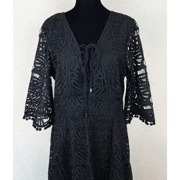 (NWOT) TULAROSA • Coal Lace Mini Dress in Onyx - Picture 12 of 16